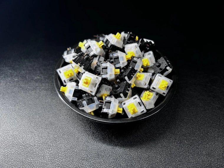 [KFA MARKETPLACE] Diamond Polished Milky Yellow Switches (x90; L/F)