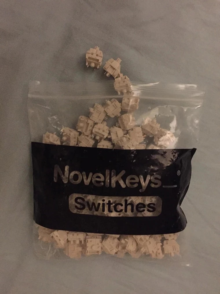 [KFA MARKETPLACE] 90 Stock Brand New Novelkeys Cream switches - KeebsForAll