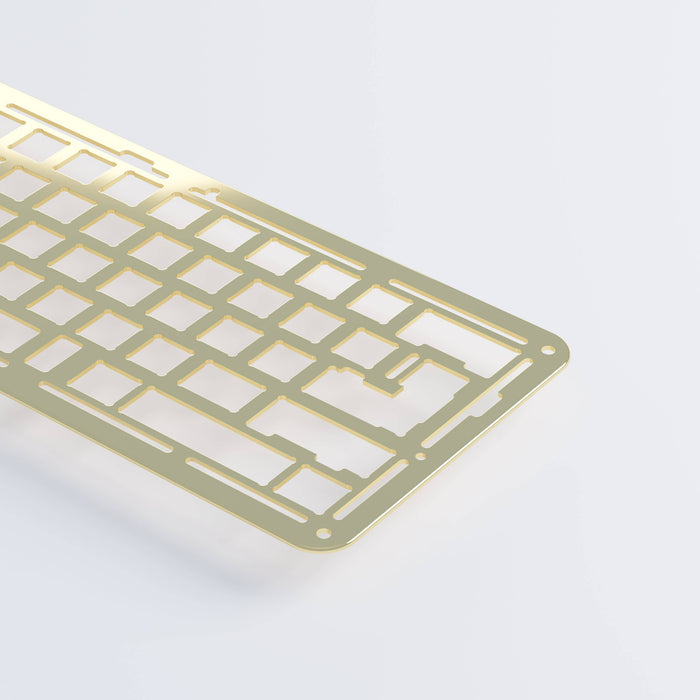 Viendi 8L Gold Brass Plate proxied by KeebsForAll