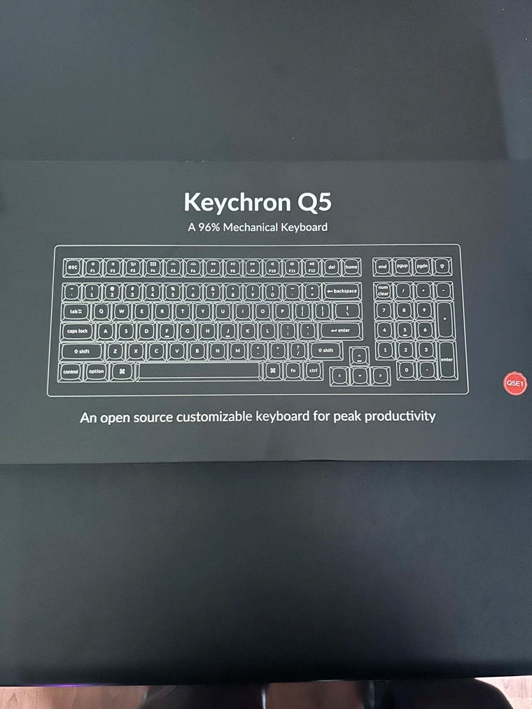 [KFA MARKETPLACE] Keychron Q5 barebones keyboard ISO layout - KeebsForAll