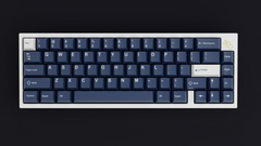 kfaPBT White on Navy Keycaps - Gallery Image 6