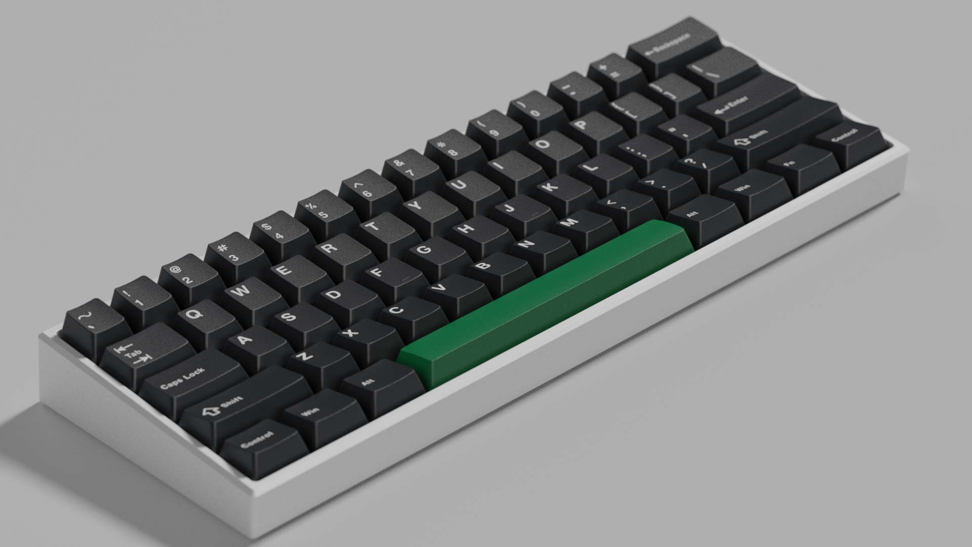 DCS White on Black Keycaps - KeebsForAll