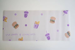 Cold Shakes & Clicky Keys Deskmats - Alternate Angle