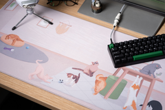 Cats Deskmat - Alternate Angle