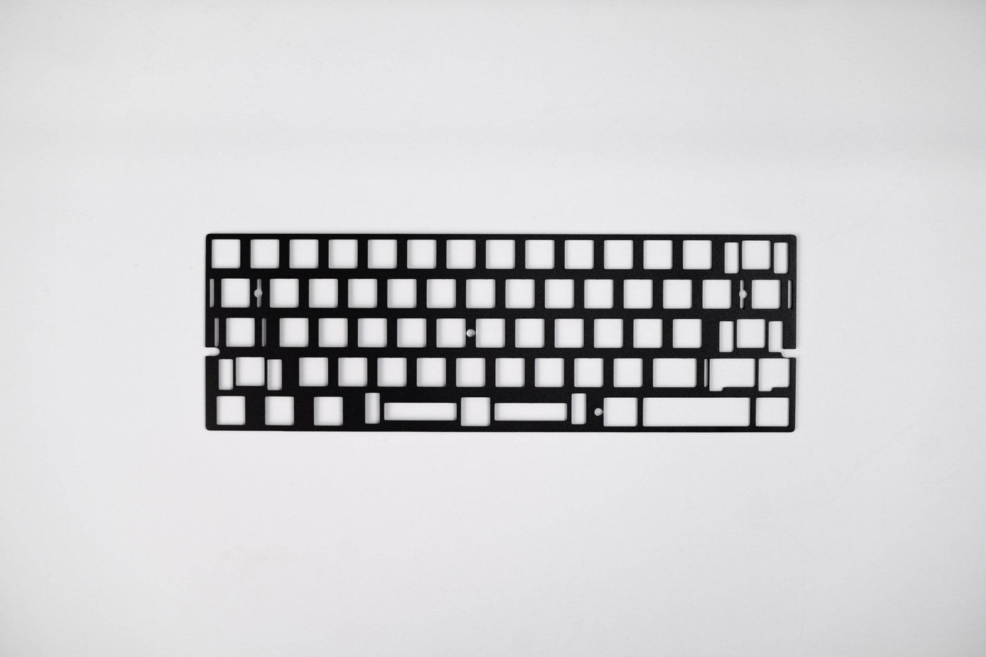 Detailed view of KFA 60% Universal Aluminum Plate REV2 for Mechanical Keyboards
