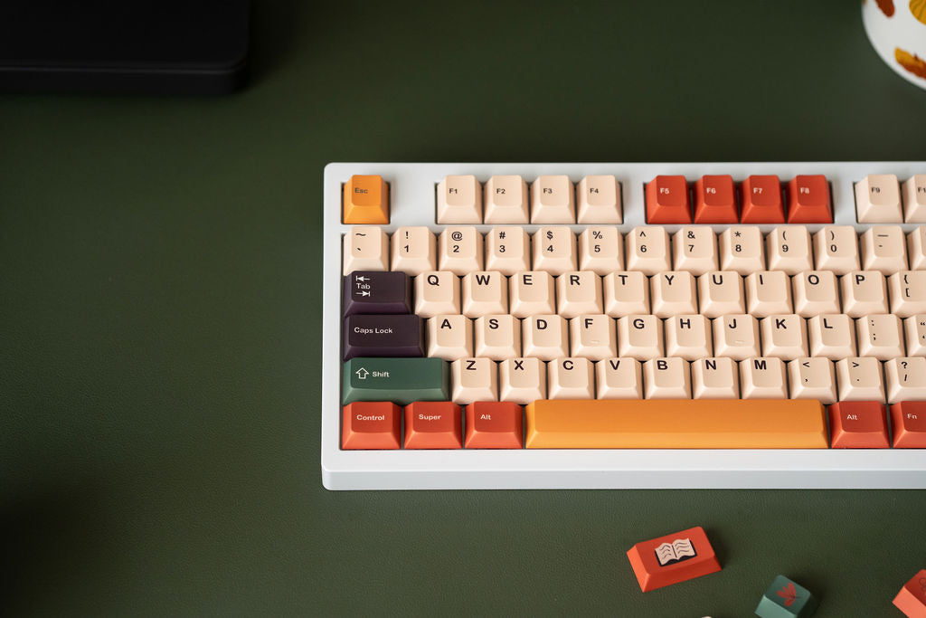 [Pre-Order] Autumn Leaves PBT Keycaps - KeebsForAll