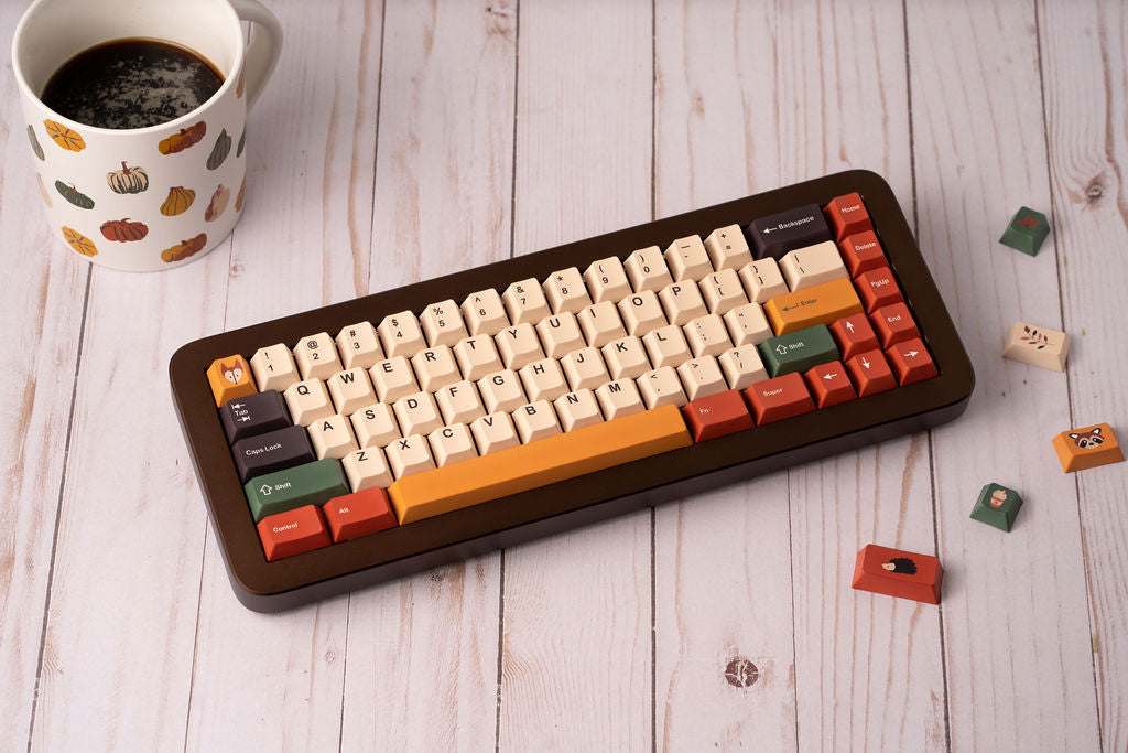 [Pre-Order] Autumn Leaves PBT Keycaps - KeebsForAll