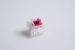 Gateron Aliaz Silent Switches - These switches feature a fully transparent housing and rose