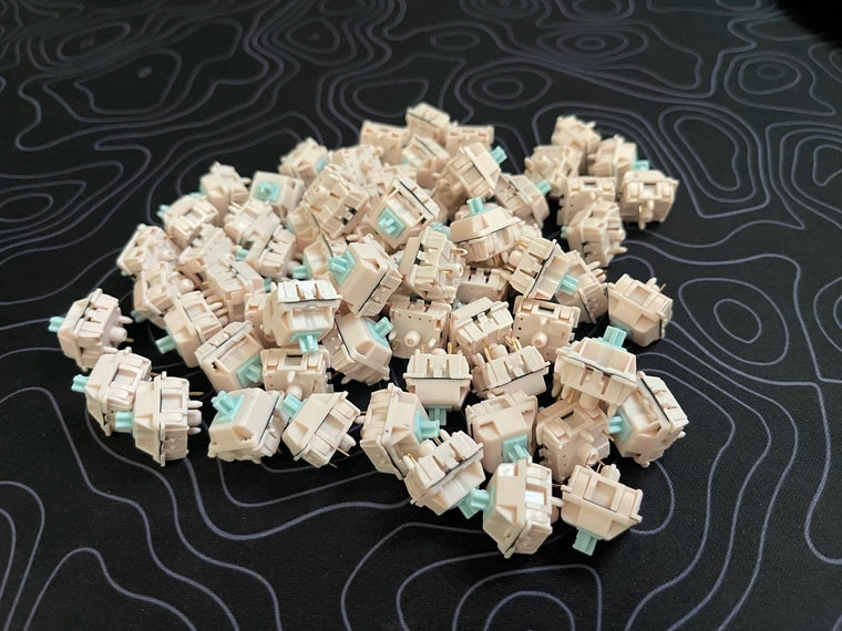 [KFA MARKETPLACE] Cotton Candy Switches (Lubed & Filmed; 68x) - KeebsForAll