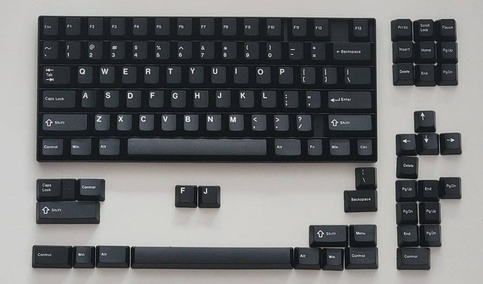 Ensemble de keycaps DCS White on Black