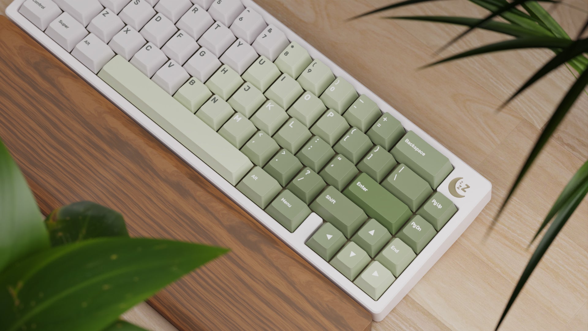 Keebsforall x Bubby Studio Moss Keycaps