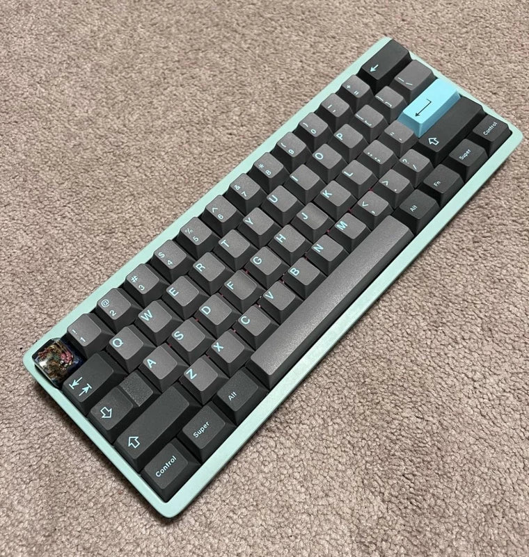 [KFA MARKETPLACE] Palmetto60 1 of 1 teal prototype. (Extras included) - KeebsForAll