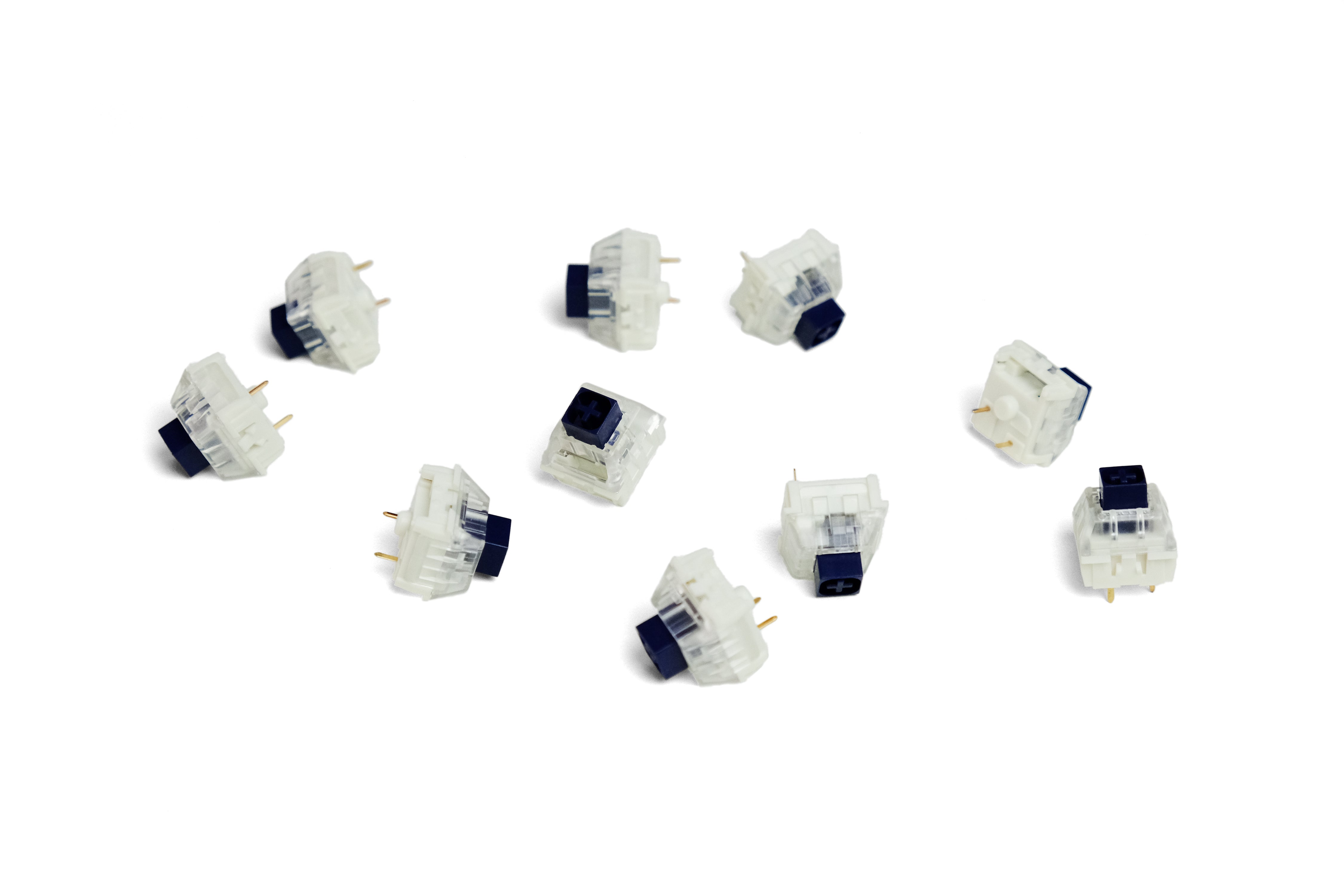 Group of Kailh Box Navy Clicky Switches