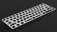 Close up of KFA 60% Universal POM & FR4 Plates