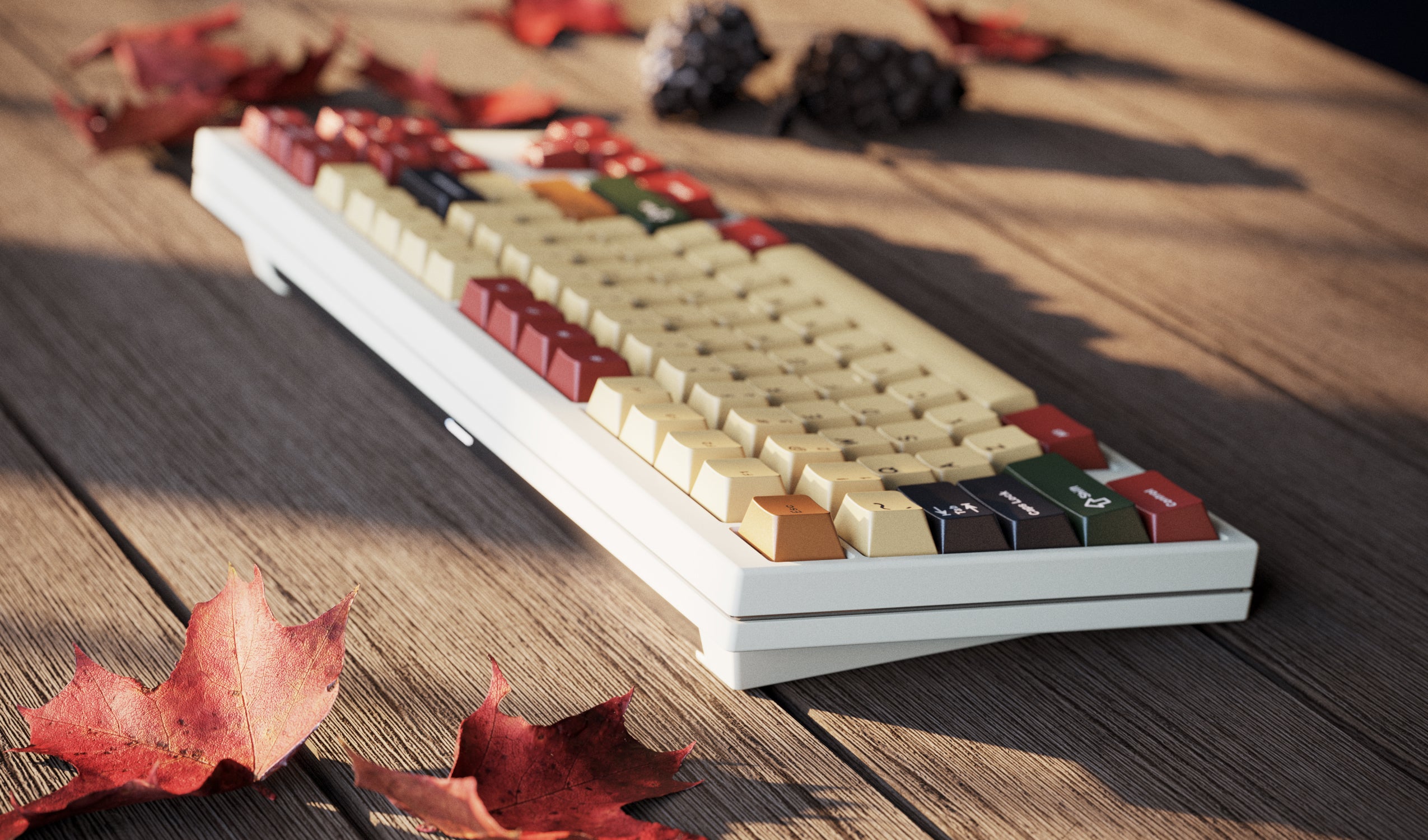 [Pre-Order] Autumn Leaves PBT Keycaps - KeebsForAll