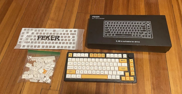 [KFA MARKETPLACE] Feker IK75 V3 Gasket Mounted Keyboard with XDA Bee Keycaps - KeebsForAll