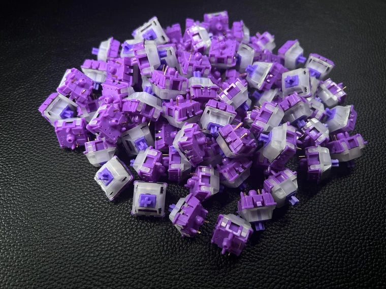 [KFA MARKETPLACE] Ube Crinkle Cookie Switches (x88; L/F) - KeebsForAll
