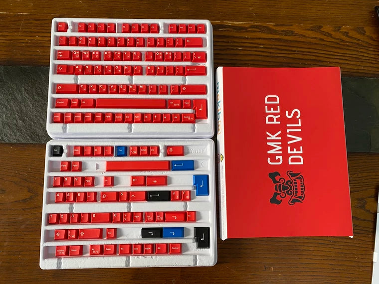 [KFA MARKETPLACE] GMK Red Devils Base Kit - KeebsForAll