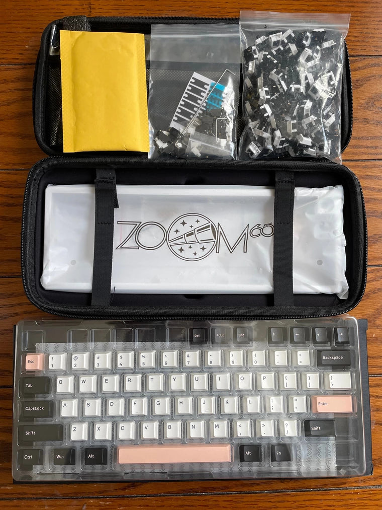 [KFA MARKETPLACE] Zoom65 Olivia Light Wireless Full Kit - KeebsForAll
