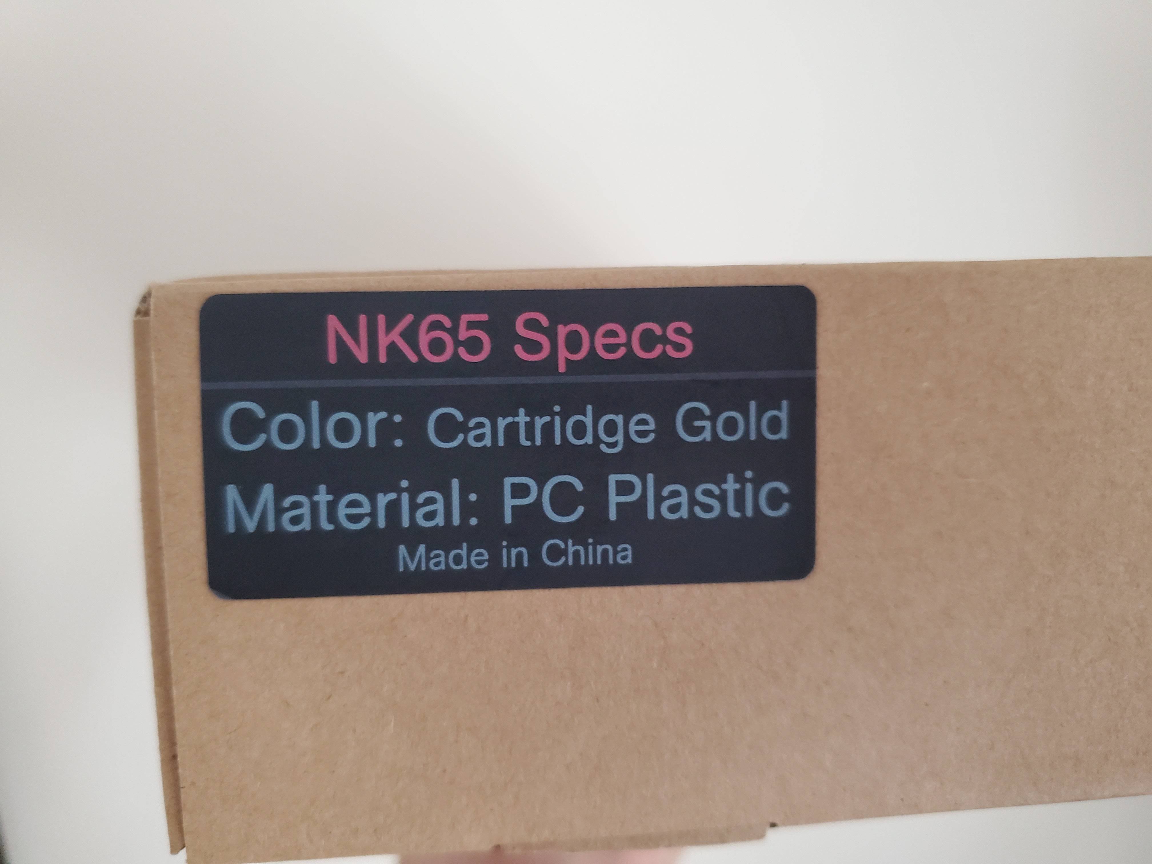 [KFA MARKETPLACE]  NK65 EE (Cartridge Gold) - KeebsForAll