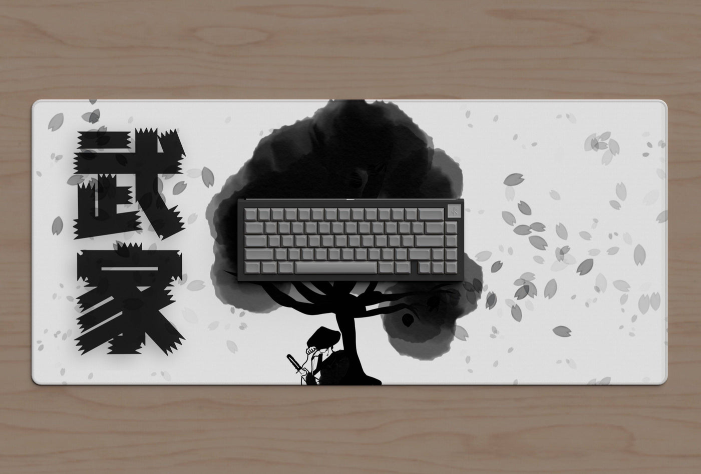 Close up of Samurai Deskmat