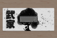 Close up of Samurai Deskmat