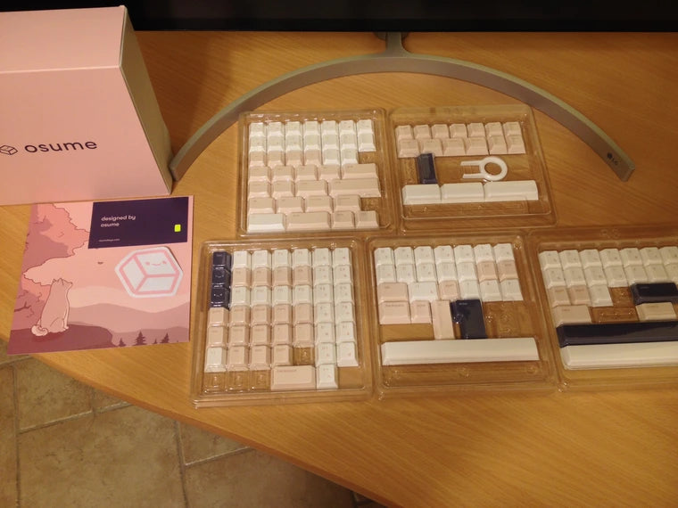 [KFA MARKETPLACE] Osume Sakura Hiragana Keycaps