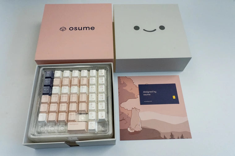 [KFA MARKETPLACE] Osume - Sakura Hiragana Keycaps Kit