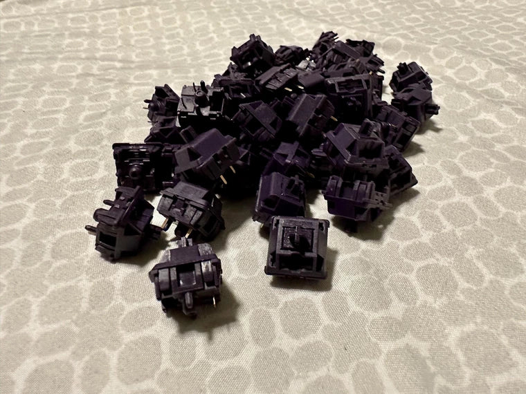 [KFA MARKETPLACE] Techno Violet Switches (100x: Lubed; Filmed)