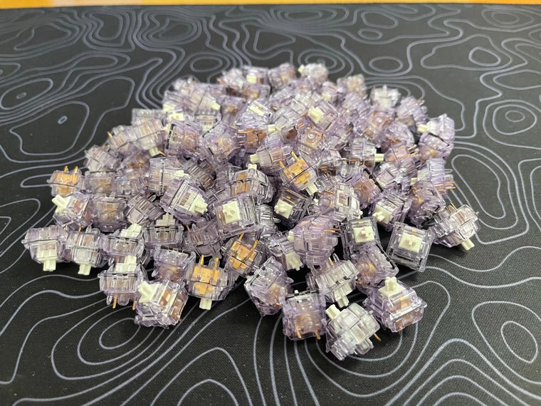 [KFA MARKETPLACE] Lavender Switches (106x; lubed and filmed) - KeebsForAll