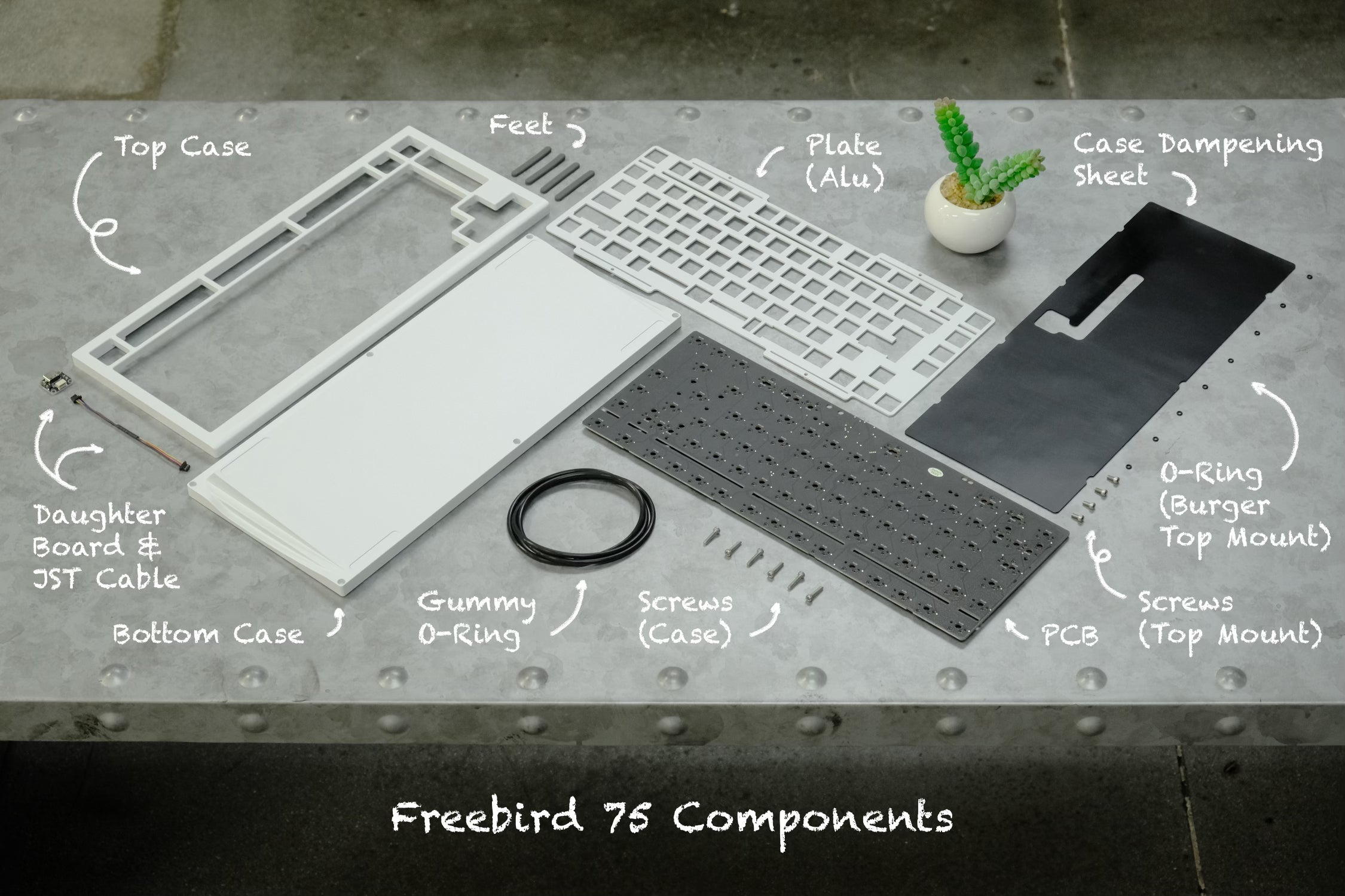 [IN-STOCK] Freebird75 Full Kit - KeebsForAll