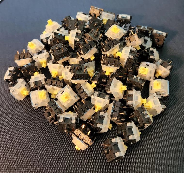 [KFA MARKETPLACE] Gateron Yellow Switches (Lubed & Filmed; 70x)