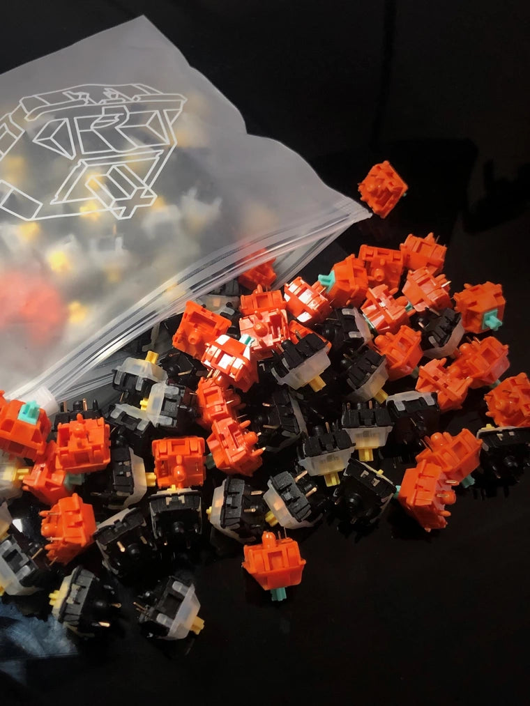 [KFA MARKETPLACE] 99x Lubed and Filmed Gateron Yellows + Extras - KeebsForAll