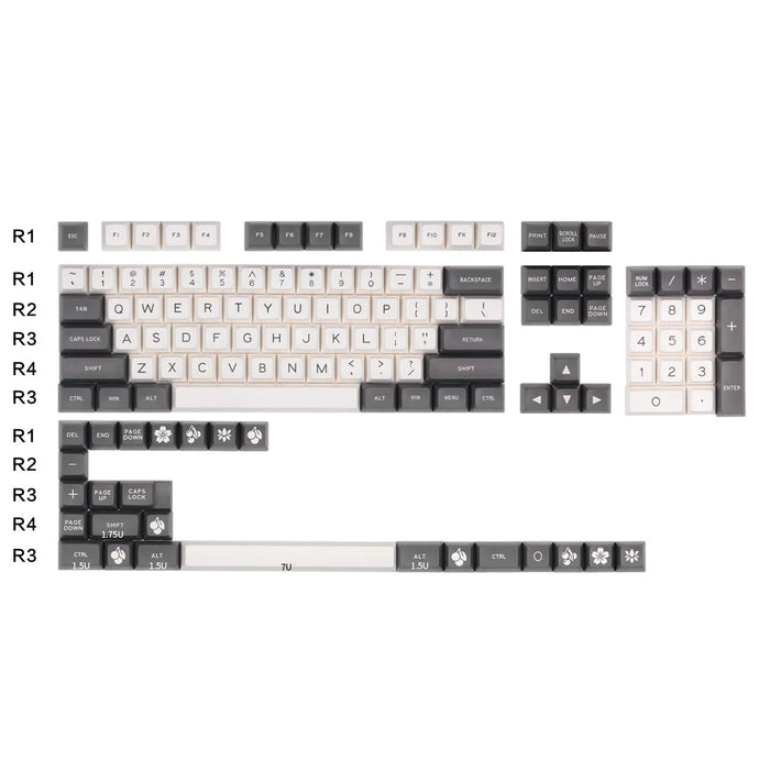 SA Foundation Keyset for Mechanical Keyboards - Manufactured by MAXKEY Offering in 3 kits: Base Kit | Kit 1