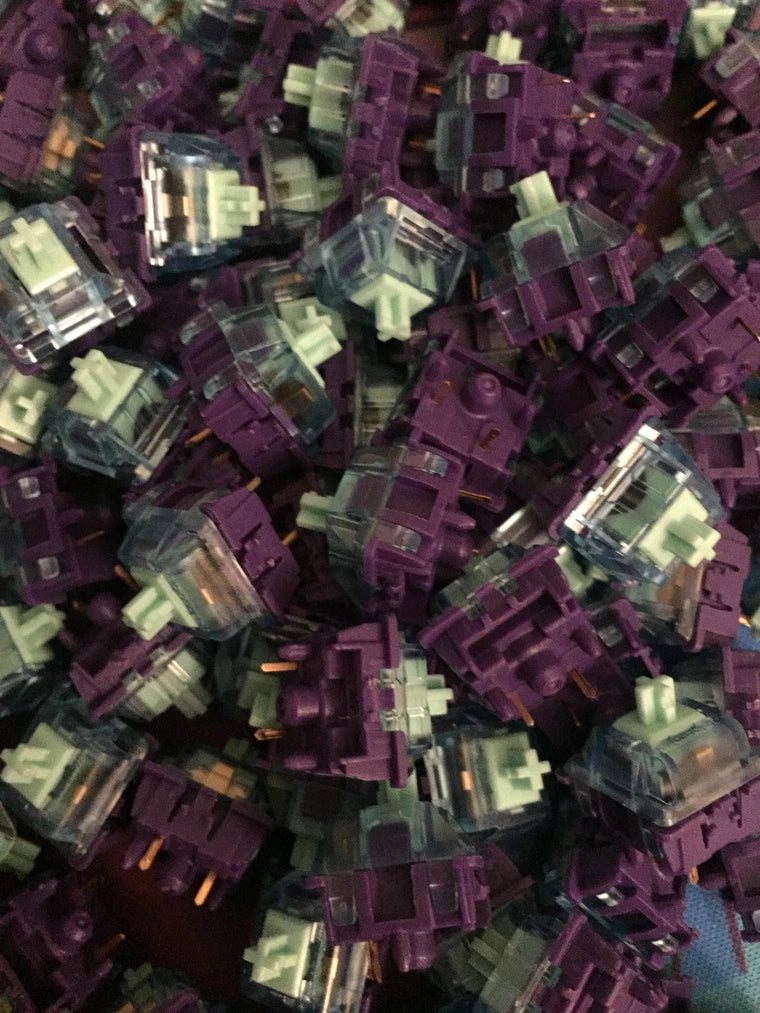 [KFA MARKETPLACE] (88x) Lubed GoPolar Azure Dragon Tactile Switches - KeebsForAll