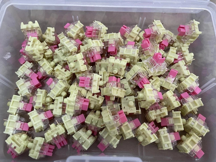 [KFA MARKETPLACE] TTC Gold Pink Switches *80 - KeebsForAll