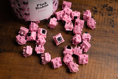 Detailed view of KFA Pink Robin Switches