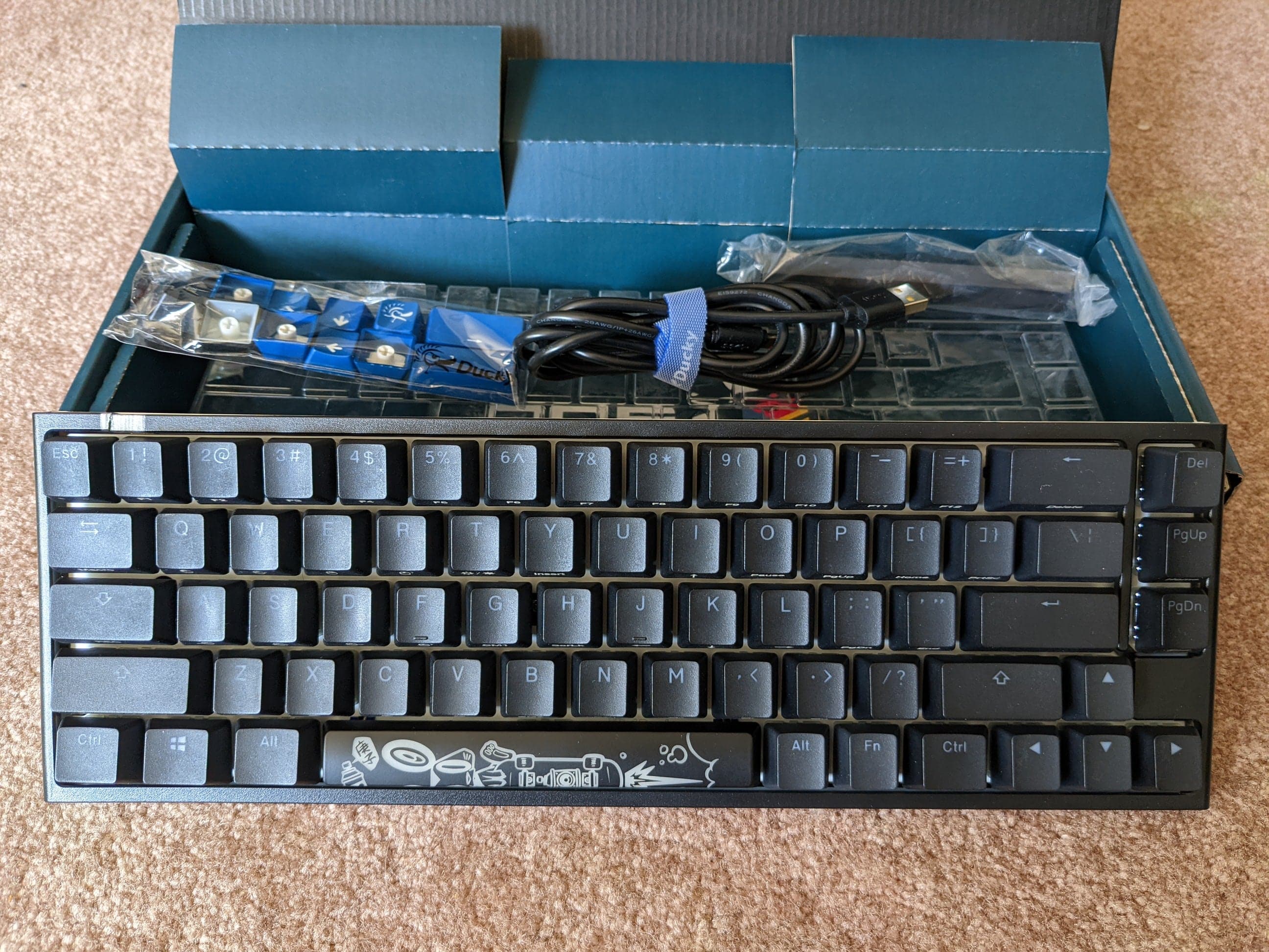 [KFA MARKETPLACE] Ducky One 2 SF RGB with Cherry MX Blue Switches - KeebsForAll