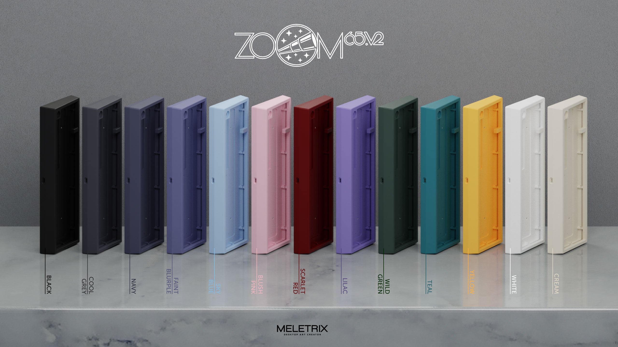 Zoom 65 V2 Case Colors