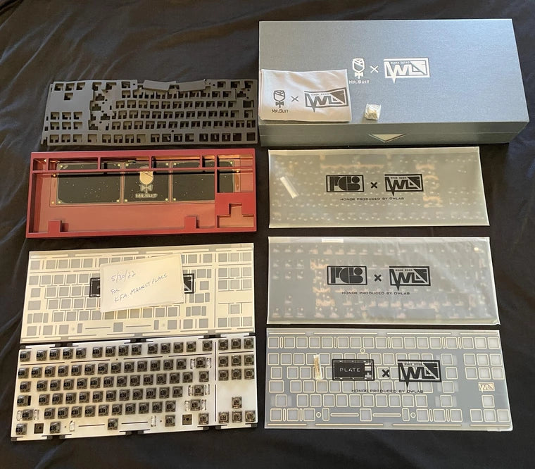 [KFA MARKETPLACE] Red WKL Mr. Suit with Red Weight - KeebsForAll