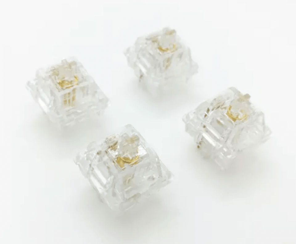 Tecsee Ice Candy Linear Switches | Clear Custom Keeb Switche – KeebsForAll