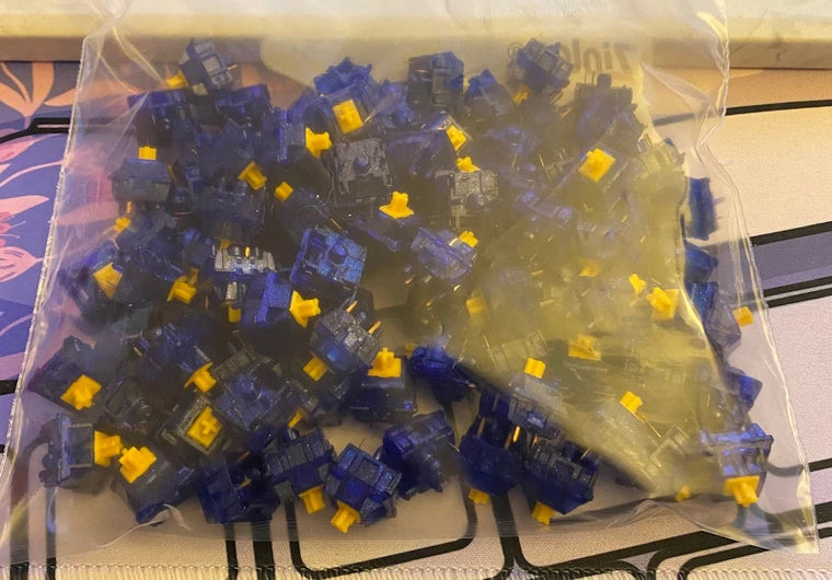 [KFA MARKETPLACE] Lubed Tecsee Saphire Tactile Switches x90 - KeebsForAll