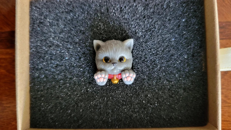 [KFA MARKETPLACE] Lofikey kittycat artisan keycap